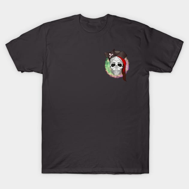 Knightenator Rainbow chest Skull T-Shirt by Knightenator